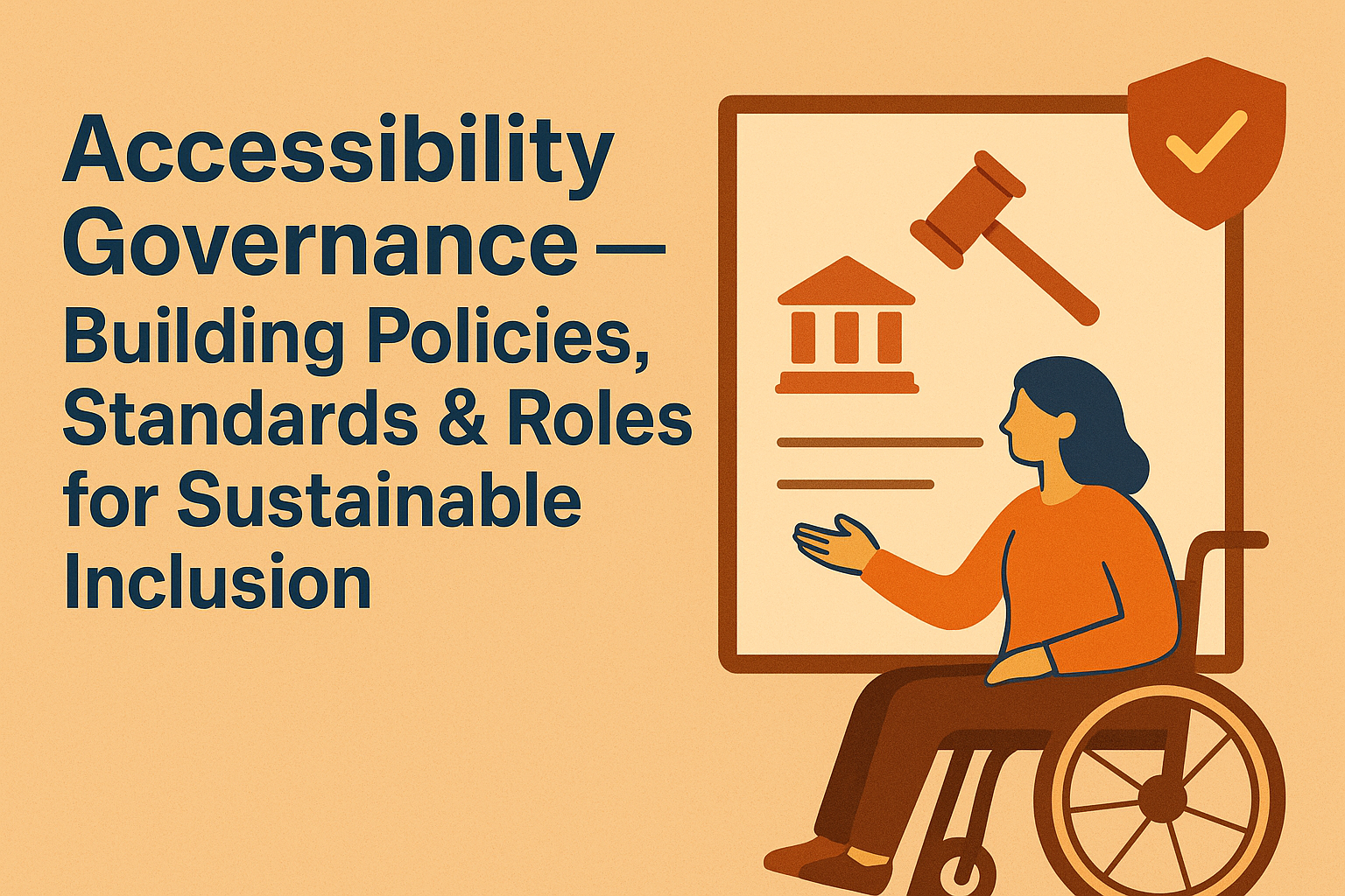 Accessibility Governance — Building Policies, Standards & Roles for Sustainable Inclusio