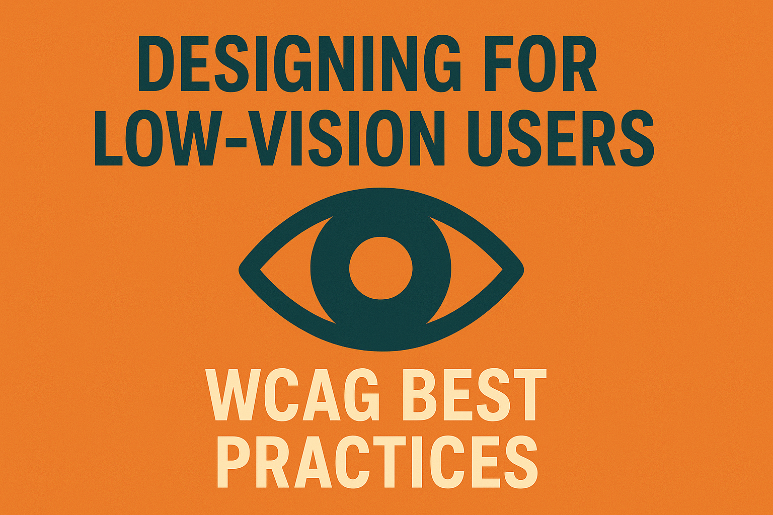 Designing for Low‑Vision Users — WCAG Best Practices