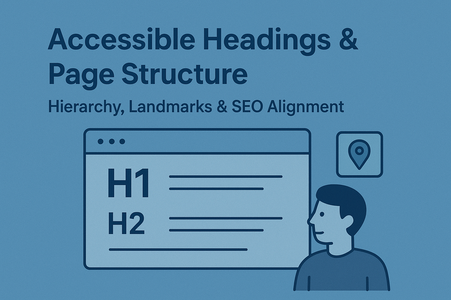 Accessible Headings & Page Structure — Hierarchy, Landmarks & SEO Alignment