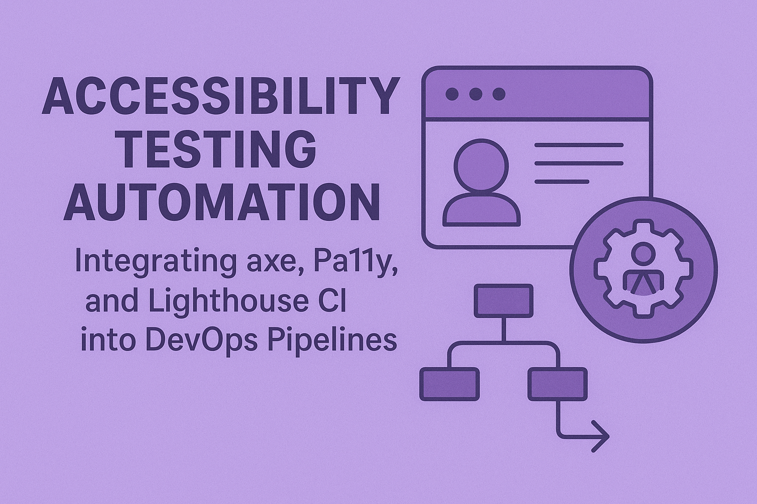 Accessibility Testing Automation — Integrating axe, Pa11y, and Lighthouse CI into DevOps Pipelines