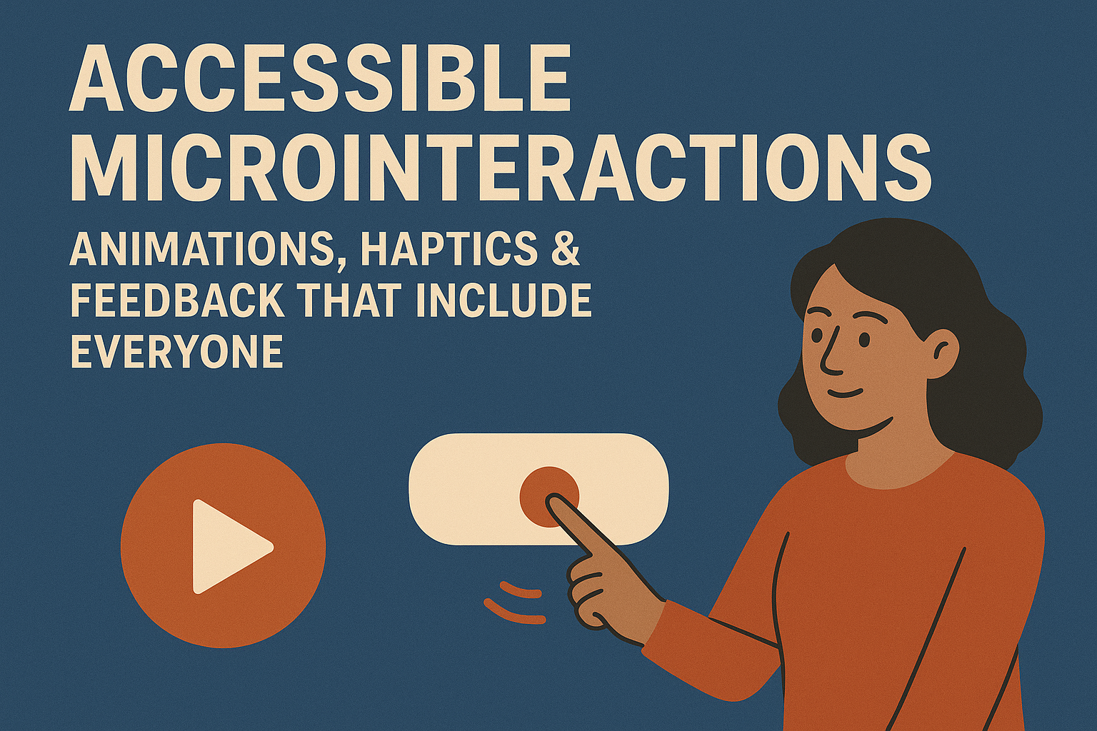 Accessible Microinteractions — Animations, Haptics & Feedback That Include Everyone
