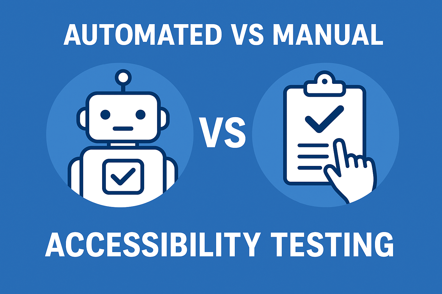 Automated vs Manual Accessibility Testing — Pros, Cons & Workflow