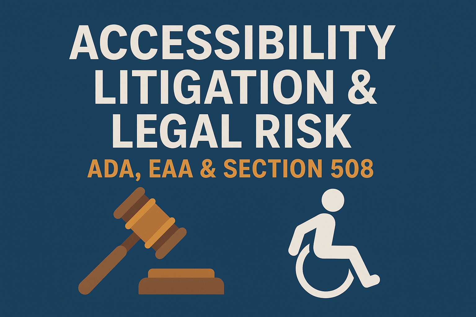 Accessibility Litigation & Legal Risk — ADA, EAA & Section 508