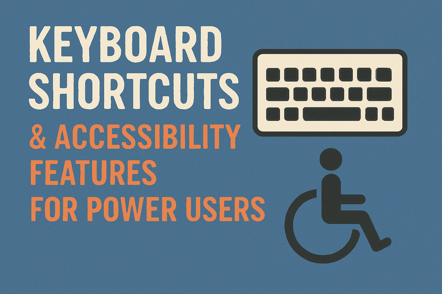 Keyboard Shortcuts & Accessibility Features for Power Users